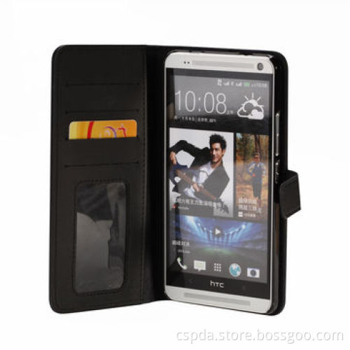 PU wallet case for HTC one max
